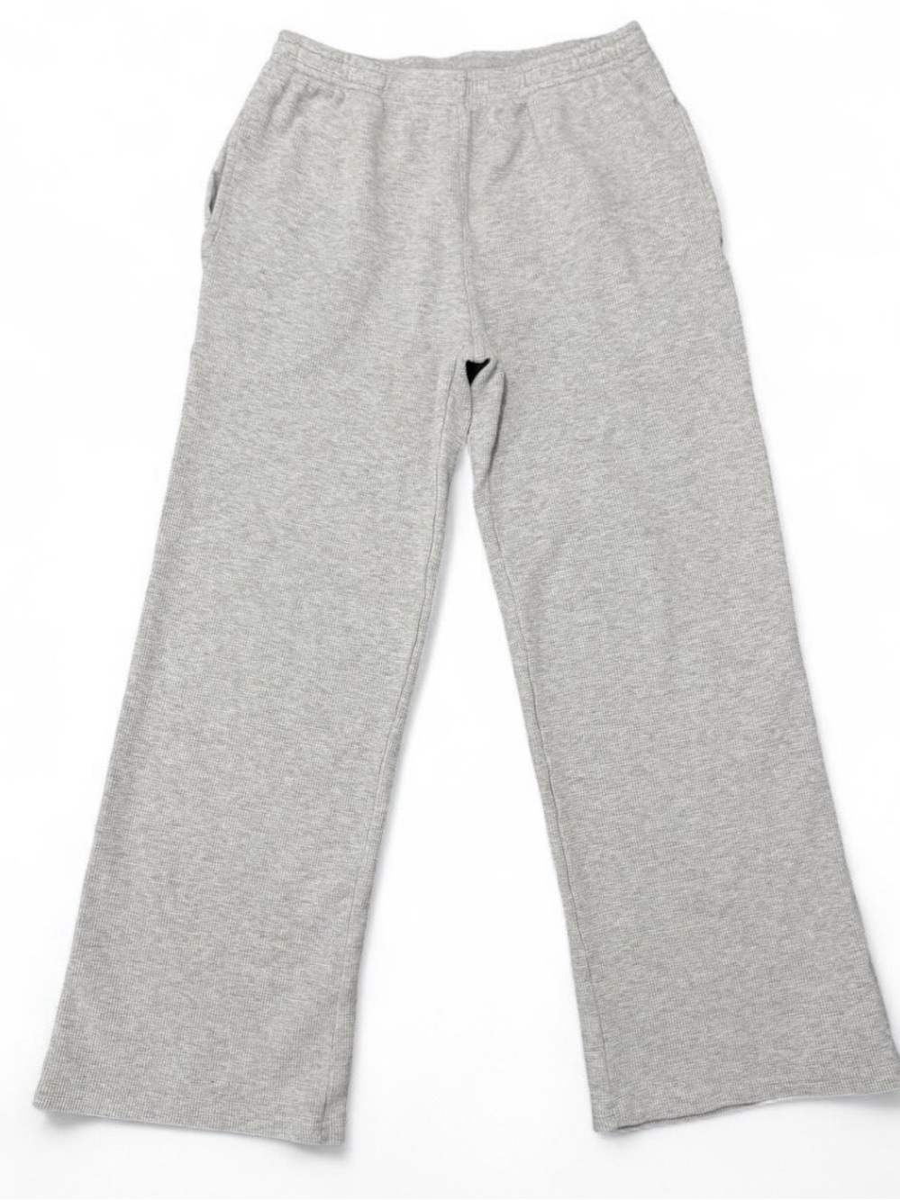 Brandy melville gray Anastasia Waffle Sweatpants